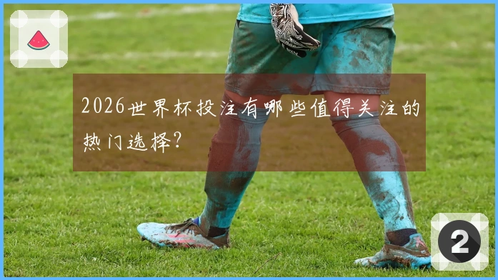 2026世界杯投注有哪些值得关注的热门选择？